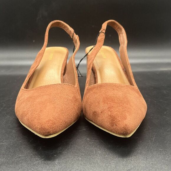 Maurices Lily sling back block heel womens 10 NEW 154335 formal office workwear - Picture 3 of 9